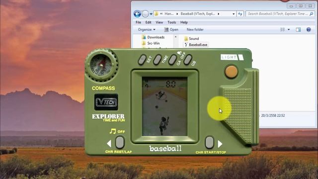 Handheld Game & Watch Baseball VTech Simulator смотреть онлайн