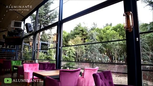 Гильотинные окна вертикального остекления SkyLine. Панорамное остеклениие смотреть онлайн