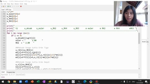 Penyelesaian PDB secara Numerik mengunakan Python смотреть онлайн