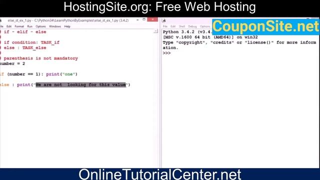 Python Programming Tutorial: Examples on if-else-elif смотреть онлайн