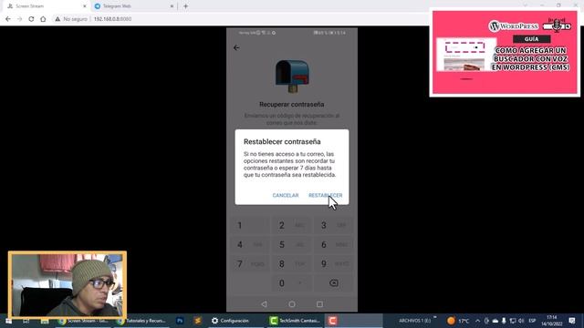 COMO RESTABLECER LA CONTRASEÑA DE TELEGRAM WEB смотреть онлайн