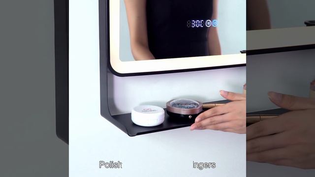 PM-E100 Touch Screen Bathroom Mirror With Shelf Bath Led Smart Mirror Light Bathroom Mirror Wall смотреть онлайн