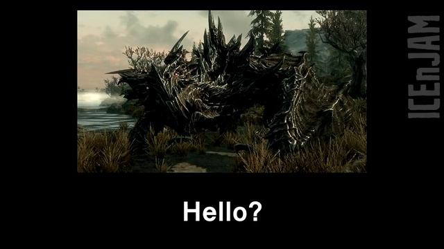 Alduin Calls Chinese Restaurants - Skyrim Prank Call смотреть онлайн