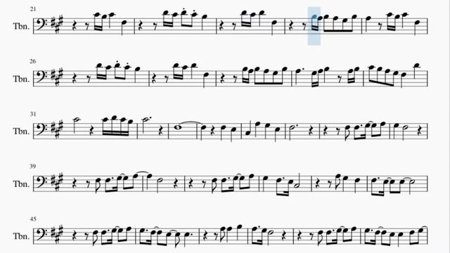 Trombone Sheet Music: How to play The Final Countdown by Europe смотреть онлайн