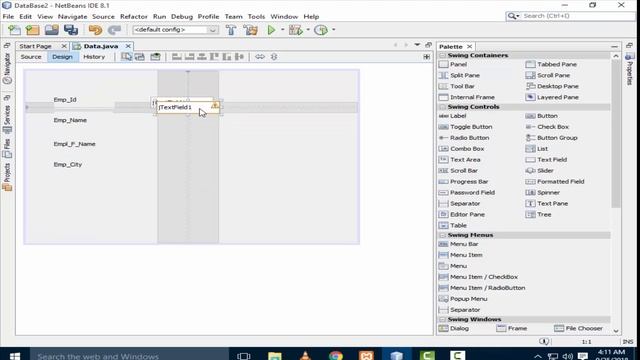 Creating GUI Form in java (Data Base Connection With Sql) смотреть онлайн