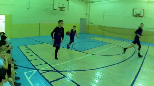 Школа 8 -Школа 63 _баскетбол товарищеская игра/01.04.2019/ смотреть онлайн