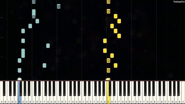 Minigame Music - FNaF Sister Location by Leon Riskin [Synthesia Piano Tutorial - Let's Play] смотреть онлайн