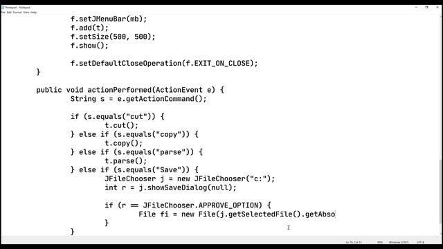 ep 37 how to build Notepad by Java Write by Notepad Software смотреть онлайн