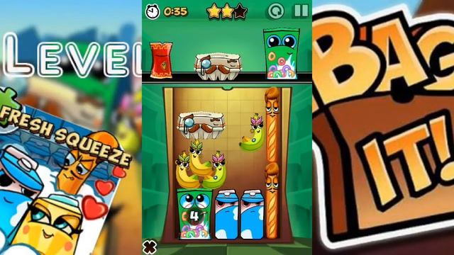 Bag It! / Fresh Squeeze / Levels 10 / Balanced Breakfast! / All Upright! / Three Stars Walkthrough смотреть онлайн