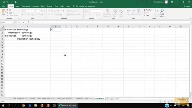 Remove Extra Spaces in Excel Cell ( Urdu/Hindi) смотреть онлайн