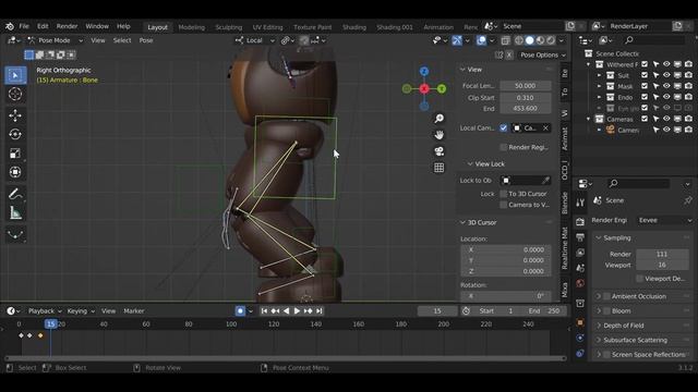 [Blender 3.0+/FNaF] My walk cycle and Lighting tutorial смотреть онлайн
