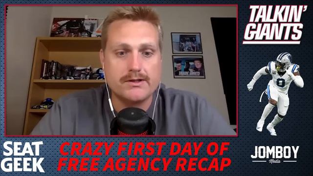 705 | Giants Trade for Brian Burns + First Day of Free Agency Recap смотреть онлайн