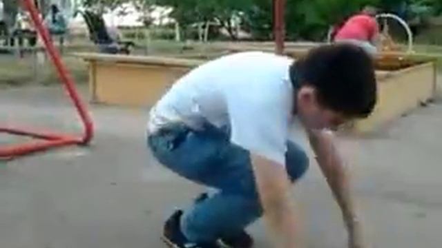 Прыжки с качели в воздух