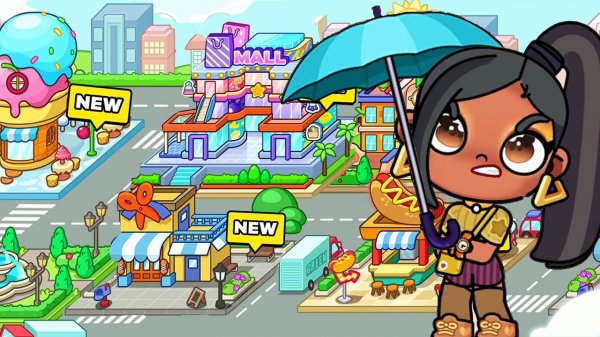 КАК ВАМ НОВЫЕ ЛОКАЦИИ и ЗОНТИК? AVATAR WORLD КОПИЯ АВАТАР ВОРЛД И ТОКА БОКА - ОБЗОР Часть 3