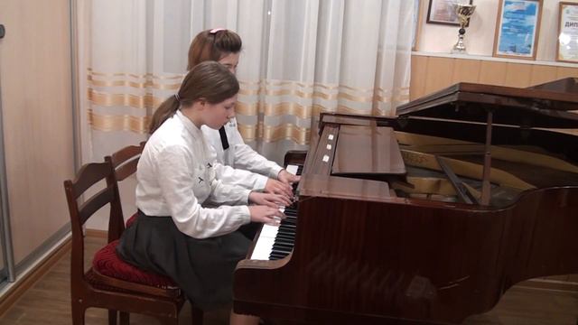 Д. Бетховен. Соната ор.6 D-dur 1ч Маркова Наталья Волкова Дарья смотреть онлайн