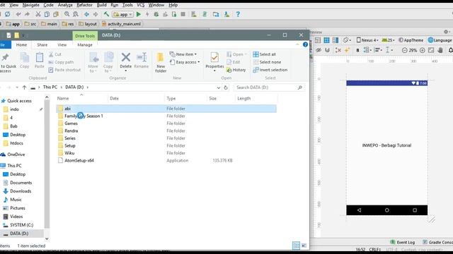 TUTORIAL MENGANTI ICON LAUNCHER APLIKASI DI ANDROID STUDIO смотреть онлайн