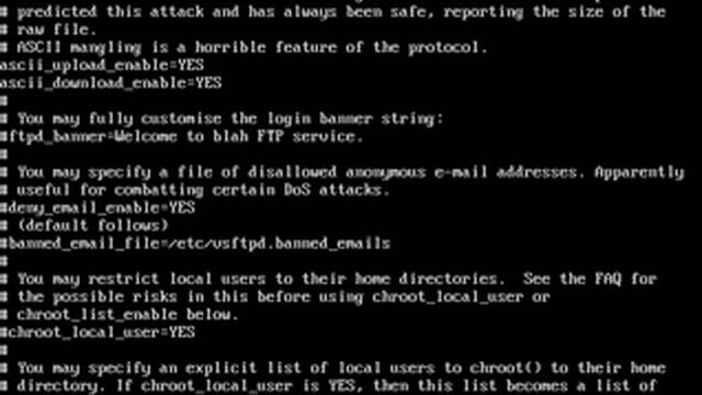 Установка FTP сервера на Linux