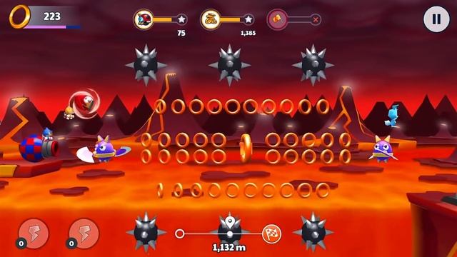 Sonic Runners Adventure - Gameplay Walkthrough Part 5 - Lava Mountain (iOS, Android) смотреть онлайн