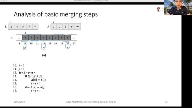 CS460 - Getting started: Merge sort смотреть онлайн