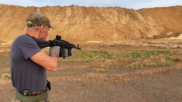 Сайга 308-1 исп. 61 .Стрельба по гонгу 50 м. смотреть онлайн