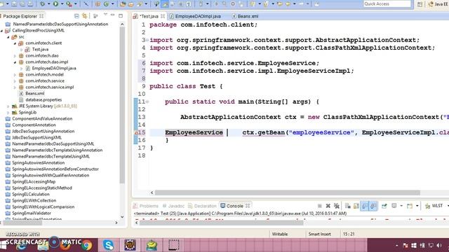 73.Calling stored procedure in Spring JDBC using SimpleJdbcCall_PART3 смотреть онлайн