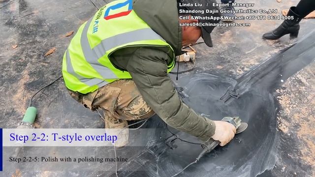 How to weld the HDPE geomembrane for waterproof pond liner construction guidance смотреть онлайн