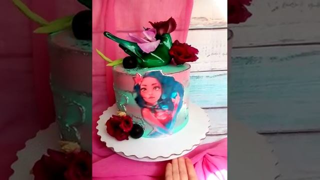 карамельный декор на торт + съедобная картинка смотреть онлайн