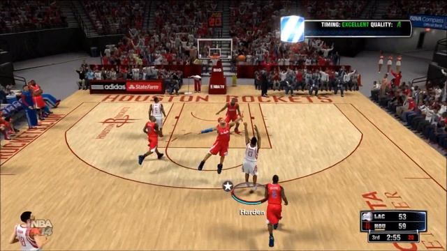 James Harden's Beard Has Super Powers! - NBA 2K14 100 Point Challenge (XBOX 360) смотреть онлайн