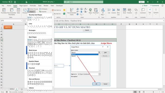 Các cách chạy Macro trong lập trình VBA - Tuyệt đỉnh VBA смотреть онлайн