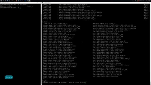 Установка MySQL Community Server 8.0.28 в Fedora Linux 35 ( Thirty Five ) смотреть онлайн