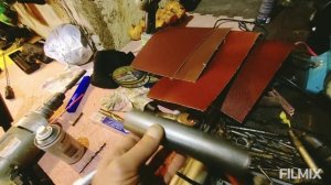 Титановый глушитель на Хатсан 125 е.