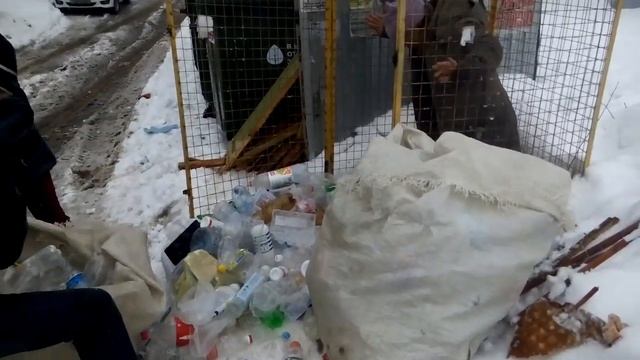 02.03.2019г.Ул.Бакинская,26-а.Вывоз пластика. смотреть онлайн