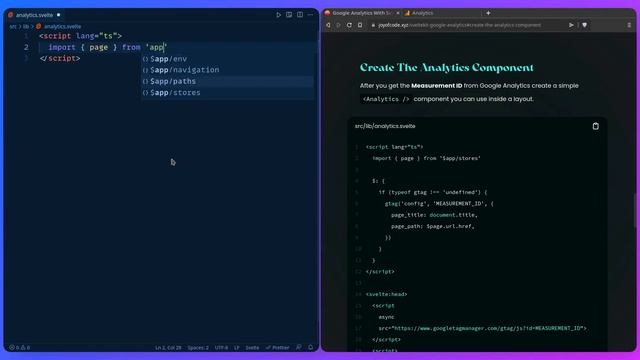 Google Analytics With SvelteKit смотреть онлайн
