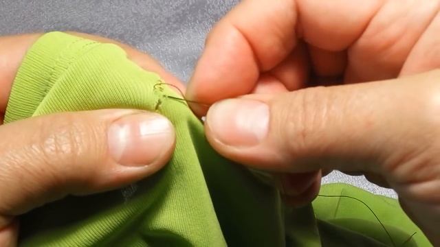 Как зашить дырку потайным швом. Secret Seam