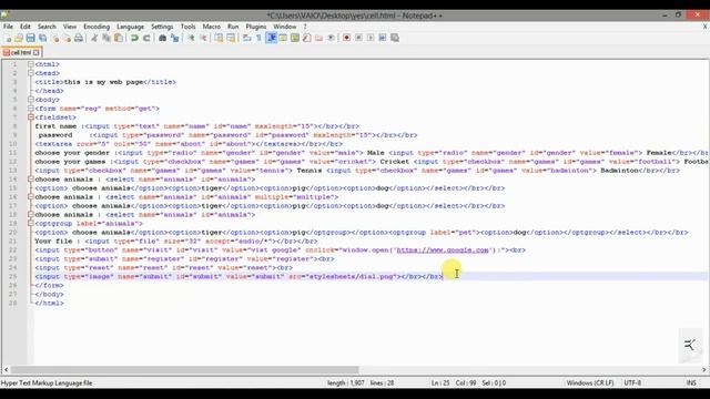 HTML Basics - HTML Fieldset and Legend(36) смотреть онлайн