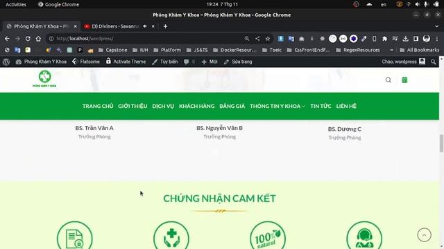 Demo Phòng Khám bằng wordpress theme Flatsome смотреть онлайн