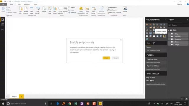 Custom visuals in PowerBI with Python смотреть онлайн