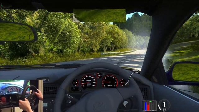 Assetto Corsa touge drift with MR2 SW20 смотреть онлайн