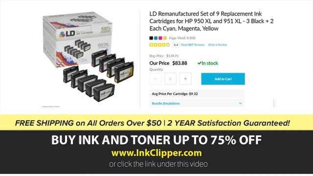 HP Color LaserJet 5550hdn Printer Toner Cartridge смотреть онлайн
