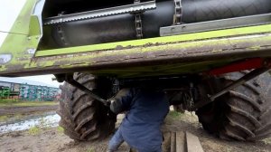 Дефектовка комбайна CLAAS Tucano Part 1