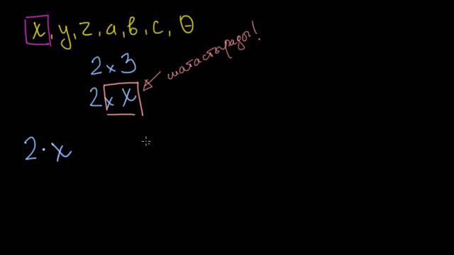 Айнымалысы бар өрнектерде көбейту белгісі неге жазылмайды? | Математика 6 | Қазақ Хан Академиясы смотреть онлайн