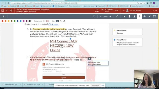 Canvas Tech Byte: Annotating Submissions In Speedgrader