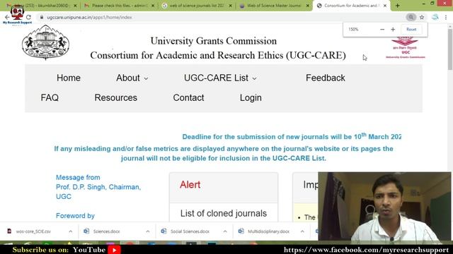 Updated Journal Lists 2021 For SCOPUS, Web Of Science, UGC CARE II My Research Support