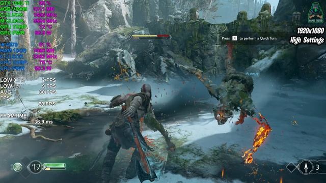 God Of War | GTX 1050 Ti 4GB | 4K, 1440P, 1080P, 900P, 720P - All Settings + FSR Performance Tasted смотреть онлайн