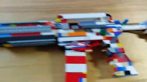 Автомат М4 из лего