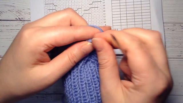 Варежки на круговых спицах с красивой косой 1 часть/ megic loop/ Мэджик луп/ индийский клин смотреть онлайн