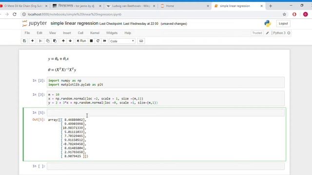 Simple Linear Regression using Numpy смотреть онлайн