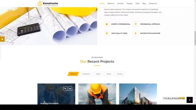 Konstructo - Construction and Architecture WordPress Theme 15 painter Aragaki смотреть онлайн