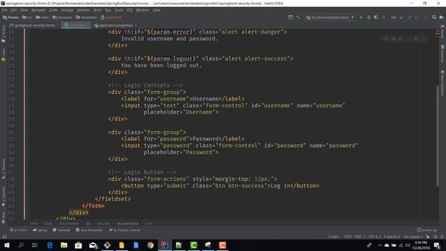[Spring Boot Security] #21 Create Custom Login Form/Page - Forms Authentication смотреть онлайн