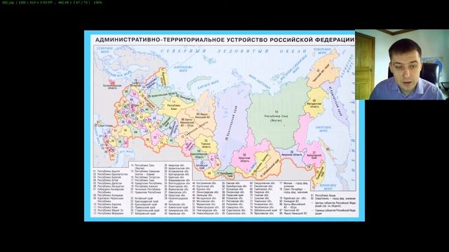 Региональная структура современной России